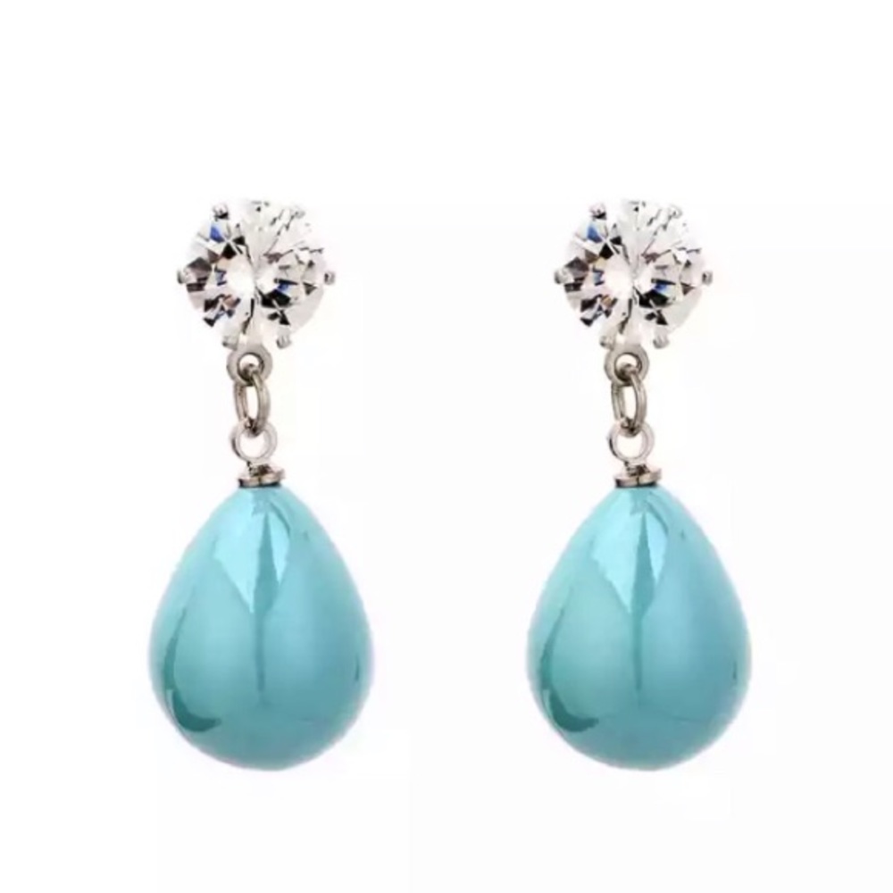 SPECIAL🌷Tear Drop Crystal Pearls Earrings